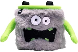 8B+ 8BPLUS 8BPLUS Chalk Bag for Climbing, Bouldering, Belt and Giftbox Included - Wide Opening - Brush Holders, for Left & Right Handers