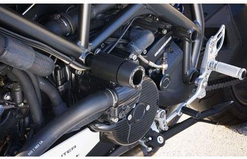 Sato Racing Abrasion Resistant Delrin Frame Sliders for Ducati Streetfighter (D-STFS-BK)
