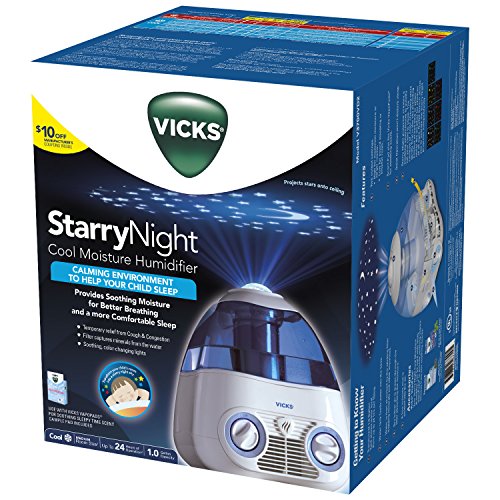 Vicks Starry Night Cool Moisture Humidifier, Vicks Humidifier for