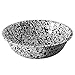 Enamelware Small Basin, 4 quart, Black/White Splatter (Single)