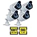 Night Owl Security Hi-Resolution 900 TVL Security Cameras with 100-Feet Night Vision, CAM-4PK-930
