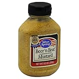 Silver Spring, Beer'n Brat Horseradish Mustard, 9.5oz Bottle (Pack of 6)