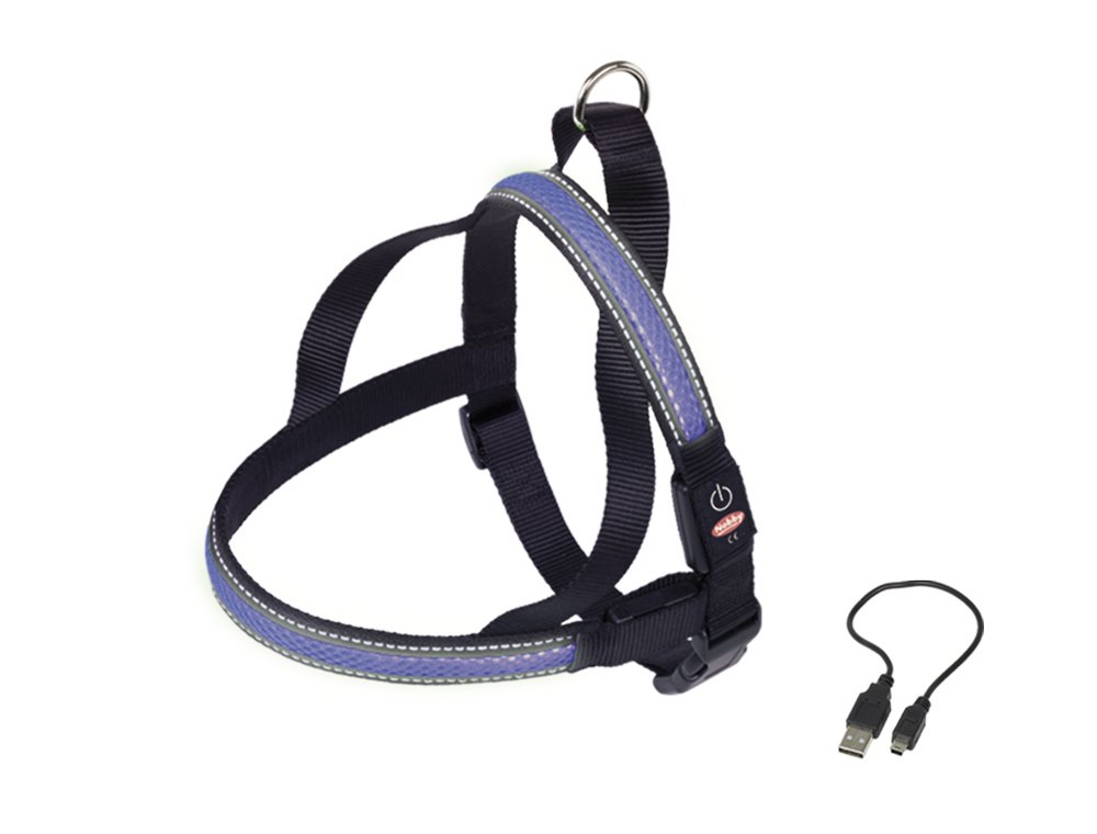 Nobby Norwegian Flash Mesh Harness Blue S: L: 50-65 cm + 48 cm; W: 25 mm — image 1