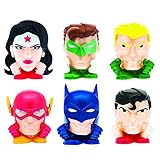Tech 4 Kids Mash'Ems - Justice League 4 Pack (4 Blind Capsules Per Order) Squishy Collectible Toy