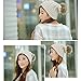 Women's Winter Fleece Lined Cable Knitted Pom Pom Beanie Hat