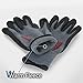 Fleece Winter Work Gloves NR450, Comfort Warm Power Grip, Durable Water Based Nitrile, Stretchy Fit Spandex, Machine Washable Prime Grey, Large 3 Pairs Pack