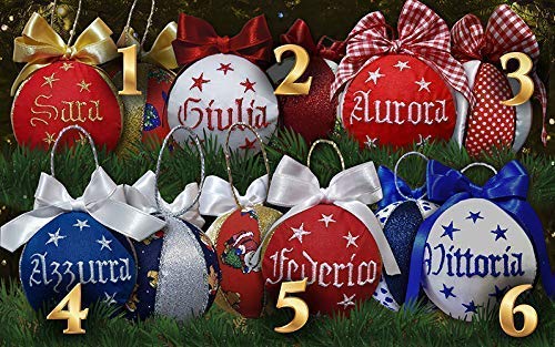 Crociedelizie Offerta Set Da 5 Palline Di Natale