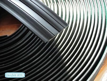 ZIERLEISTE STOßLEISTE SCHWARZ 47 mm x 1 Meter-Universal: Amazon.de: Auto