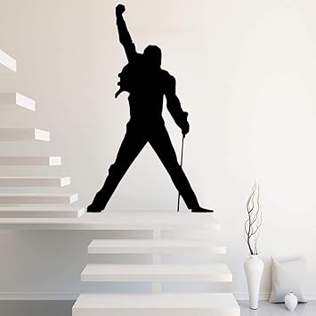 90 X 147 Cm Large Size Freddie Mercury Queen Band Rock Wallpaper Home Decoration Wall Sticker For Bedroom Decor Children S Room Wall Stickers Amazon De Baby