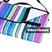 SONGMICS Picnic Blanket Waterproof Beach Mat Sand Proof Portable Camping Blanket with Shoulder Strap