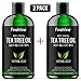 DAILY REMEDY Tea Tree Oil Super Soap, Wash Away Body Odor, Jock Itch, Ringworm, Athlete’s Foot & Skin Irritations - Shower Gel for Women/Men, All Natural Skin Cleanser 2 Pack