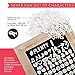 Rustic Felt Letter Board Set & Storage Box Organizer - 380 Pre-Cut Letters, Christmas Emojis, 12x12 Changeable Message Board Black, Stand - Rosavinci