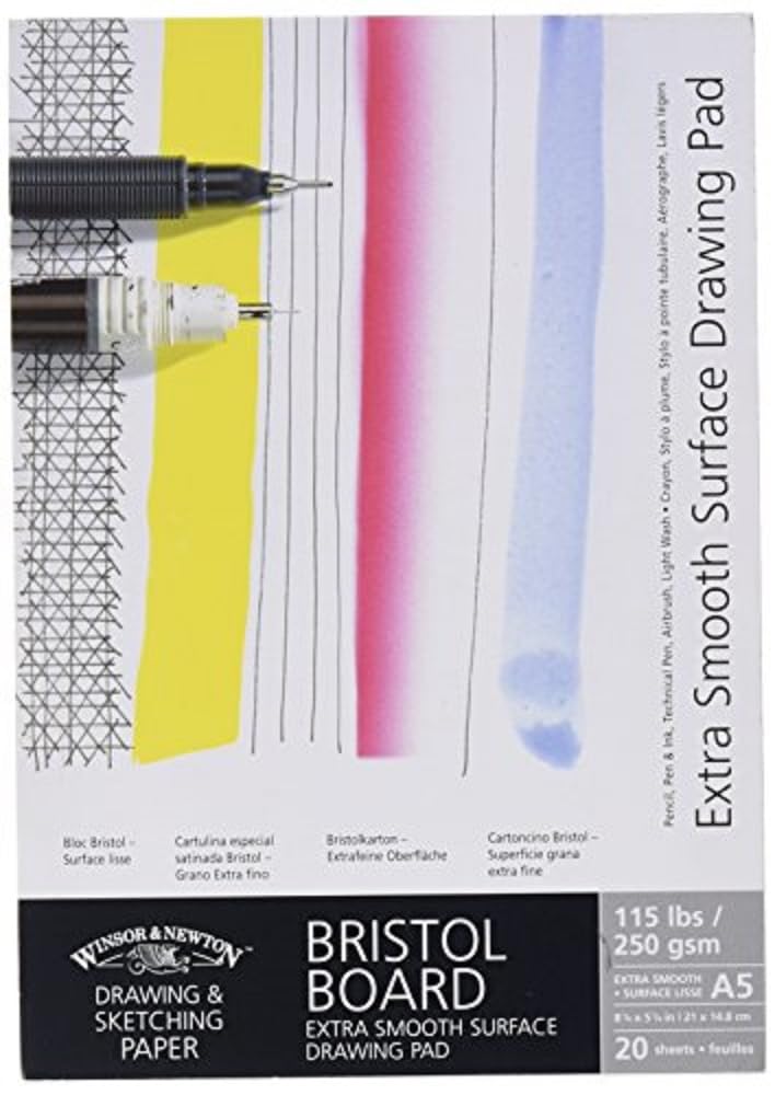 Winsor & Newton A5 Extra Smooth Bristol Board Gummed Pad