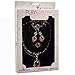 Dress Up America Princess Jewelry Set For Girls - Red Gem Jewelry Dress Up Kit For Kids