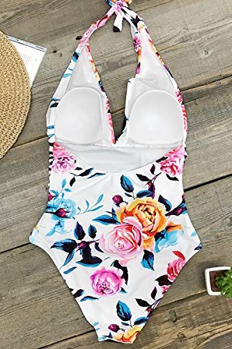 CUPSHE-Womens-Halter-One-Piece-Swimsuit-Keeping-You-Accompained-Swimwear