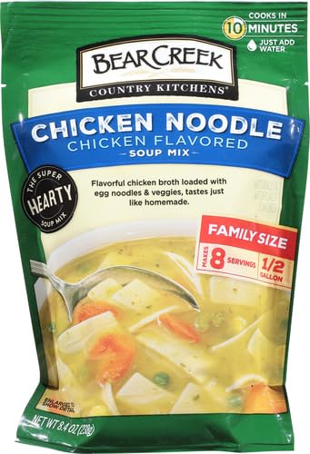 BEAR CREEK SOUP MIX, CHICKEN NOODLE, 8.4 OUNCE