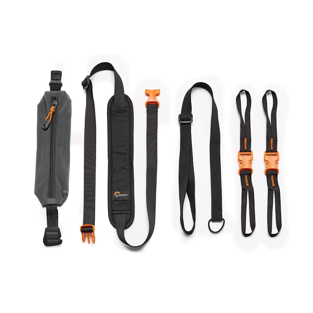 Lowepro GearUp Accessory Strap Kit - Compatible with All GearUp Camera Boxes - Multiple Carrying Configurations