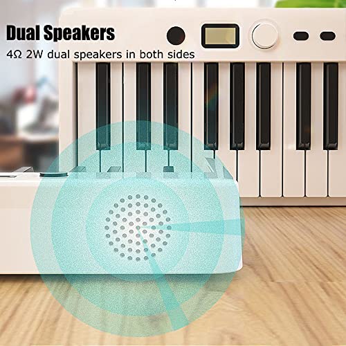 NikoMaku Digital Piano 88 Keys Foldable Portable Piano Keyboard