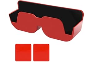 Yharnamite Sunglass Holder, Self Adhesive Glasses Organizer for Car Dashboard, Universal