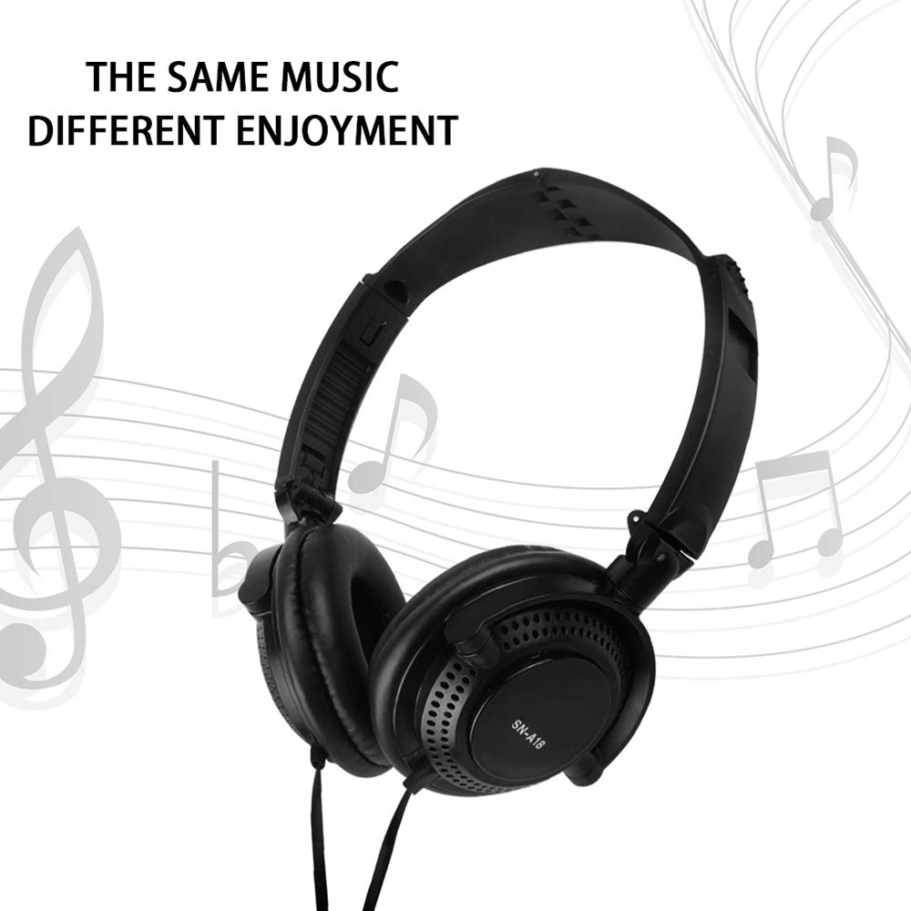 Festnight Cuffie da Gioco cablate da 3,5 mm Cuffie da Sport Over-Ear Cuffie  Musicali con Microfono Controllo in Linea per Smartphone Tablet PC Desktop  PC Portatile Cuffie per PC Accessori per audio