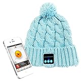 GBSELL Soft Women Hat Wireless Bluetooth Smart Cap Headset Headphone Speaker Mic