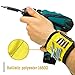 RUTULA magnetic wristband, Band tool holder with 5 magnets, 3rd helping hand, Gift for him: men, husband, father/dad, boyfriend, handyman, guys etc.