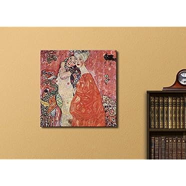 Two Women - Friends by Gustav Klimt - Canvas Art