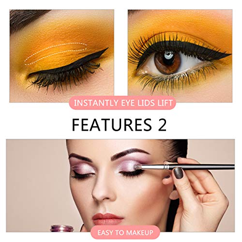 3D Large Imported Eye Lids Lift Strips for Heavy Saggy Droopy Hooded Single Uneven Eyelids, Natural Invisible Two-sided Sticky Double Eyelid Tape, Instantly Eyelids Lift Without Surgery