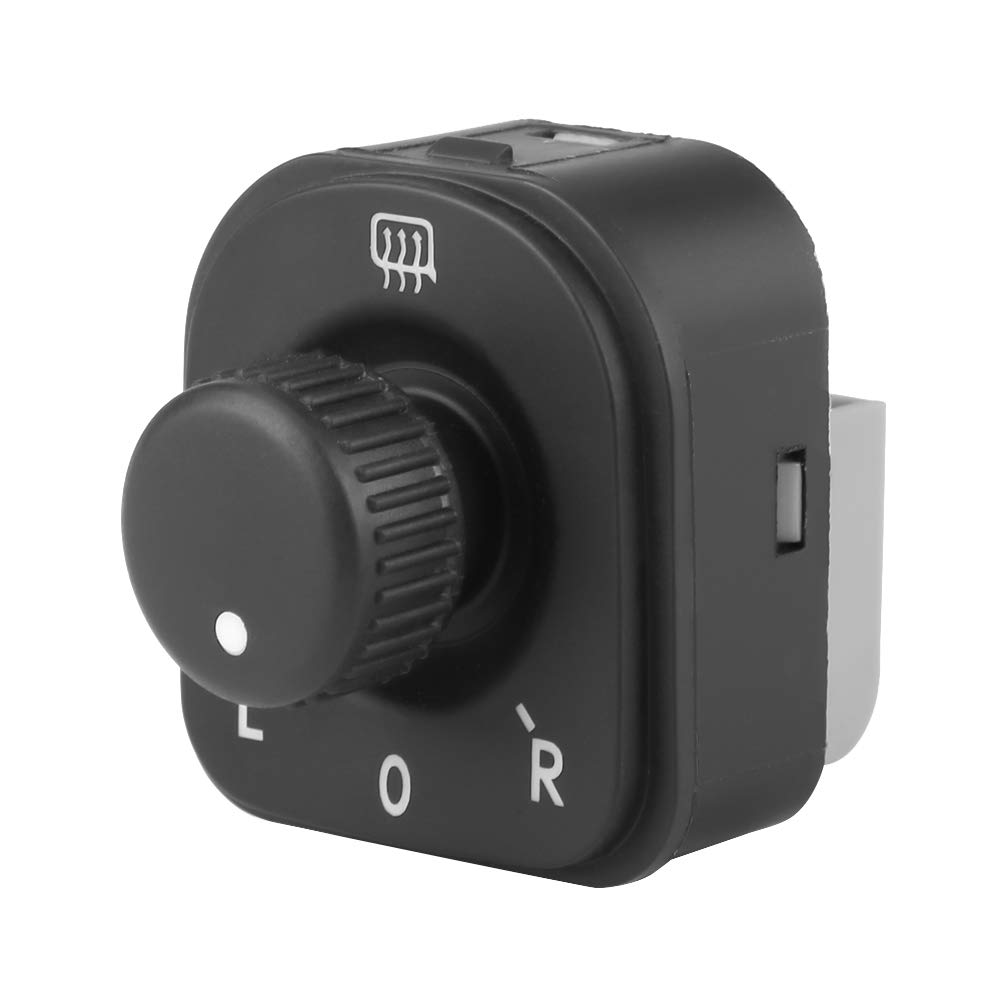 Side Mirror Control Knob, Car Side Mirror Control Switch Knob Window Heat Control 1K0959565H 1K0959565F 1K0959565K for MK5 1F7 1F8
