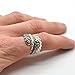 Octopus Tentacle Adjustable Ring in Sterling Silver (Antique Finish)