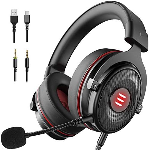 Evolution Eksa Gaming Headset 7 1ch Detachable Noise Canceling Microphon Ebay