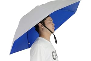 NEW-Vi Fishing Umbrella Hat Folding Sun Rain Cap Adjustable Multifunction Outdoor Headwear