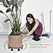 Murilan Planter Dolly on Wheels Round Flower Pot Mover 14