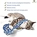 SunGrow Rope Ball Chew Toy for Cats, Kittens and Other Pets Made of 100% Natural Cotton - Cleans Teeth & Massages Cat’s Gums: Machine Washable - Completely Safe & Suitable for All Sizes & Ages