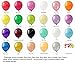 Elecrainbow 12 Inches 320 Grams Thickened White Balloons,White Party Supplies for Birthday Wedding Baby Shower Graduation Anniversary Memorial Day,100 Count