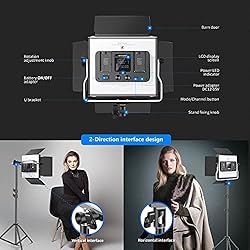 Neewer 2 Packs 660 RGB Led Light with APP