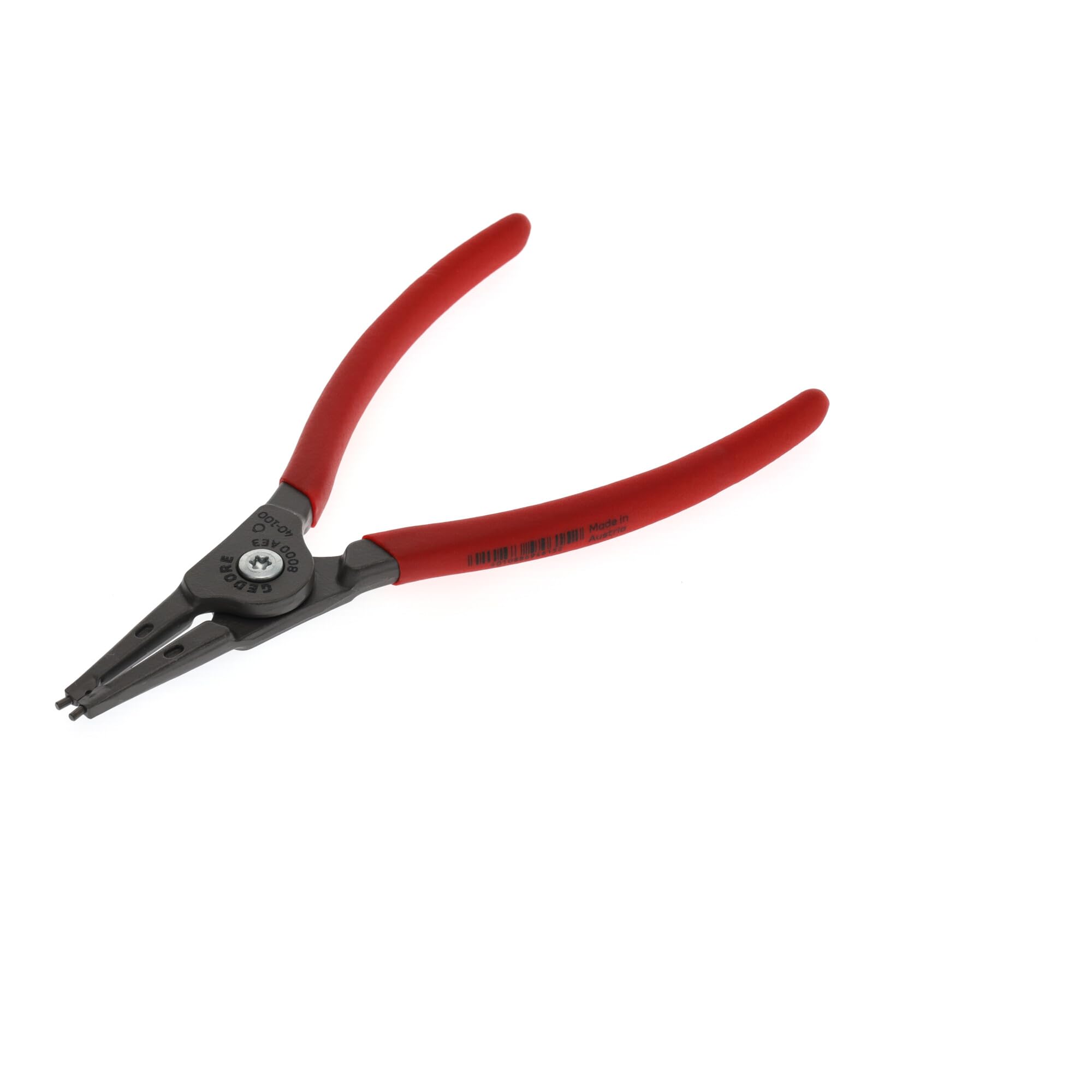 GEDORE Circlip pliers for outer circlips, Internal opening spring, Straight jaws, Tip dia. 2.3 mm, 8000 AE 3
