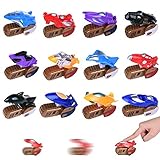 FUN LITTLE TOYS 12PCs Party Favor for Kids, Press and Go Toy Cars for Goody Bag Stuffers, Christmas Stocking Stuffers,Carnival Party Supplies, Classroom Prizes, Pinata Filler
