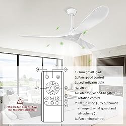 ghicc Ceiling Fan with Remote Outdoor Ceiling Fans