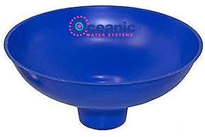 PREMIER WATER SYSTEMS Oceanic Water Systems Funnel for Filling Softener Resin/Carbon/Calcite Media & 'Mobile-Soft-Water' Mineral Tanks - 2.5" x 10" Wide Mouth, Multipurpose (1)