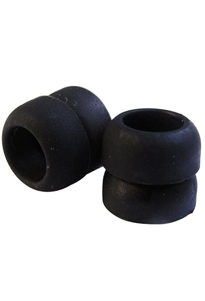 Amazon Com 2 Large L Black Double Flange Replacement Eartips