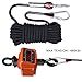 GINEE Outdoor Rock Climbing Rope 49Ft,Black Static 10mm Tree climbing Gear spikes,Rescue Safety Rappelling Rope kit,Max Tension 660 Lbs