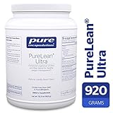 Pure Encapsulations - PureLean Ultra - Vegetarian Pea Protein and Fiber Blend with Green Tea and Stevia for Weight Management** - Natural Vanilla Bean Flavor - 32.5 oz (920 Grams)