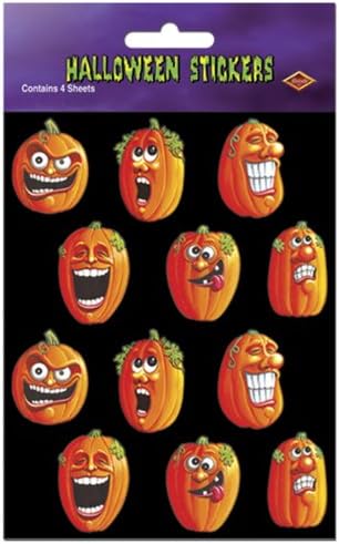 Wacky J-O-L Stickers (4 Shs/Pkg)