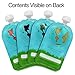 WeeSprout Double Zipper Reusable Food Pouches (Original, Variety)