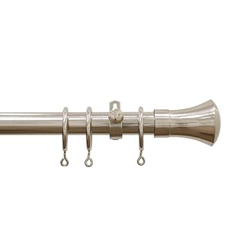 Amazon Com Magna Fixed Length Complete Metal Curtain Pole Set