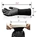MIG4U BBQ Gloves Grill Heat Resistant - BBQ Accessories Silicone Oven Mitts - 1 Pairs - hot pad Holders for Men and Women (13