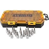 DEWALT Drive Socket Set, SAE/Metric, 3/8-Inch Drive, 17-Piece (DWMT73806)