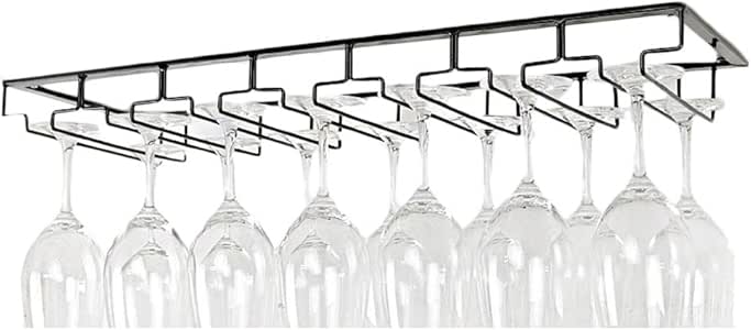 SinerToy Casa Cocina Soporte para Copa De Vino, Debajo del Gabinete Bar