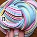 Slime, Hometom Fluffy Floam Slime Scented No Borax Kids Toy Sludge Toys (B)